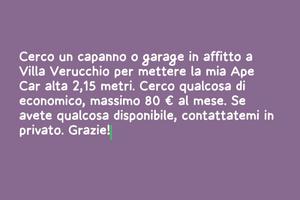  un capanno o garege
