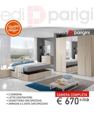 Camera da letto moderna-3 colori a scelta PROMO