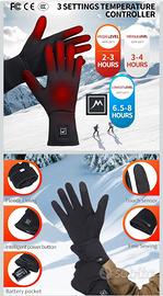 Guanti Riscaldati Elettrici Ricaricabili