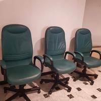 poltrone direzionali in pelle 