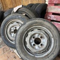 Due cerchi ruota Fulvia coupe’ 1s con pneumatico