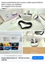 Visore Meta Quest 2