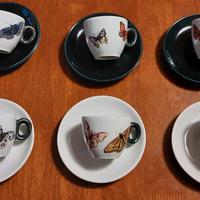 Servizio caffe IPA Butterflies,  nuovo 