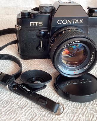 Contax RTS Planar 50/1,4 vari accessori
