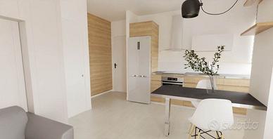 Monolocale ristrutturato con corte privata