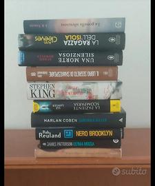 set libri thriller vari autori 