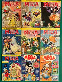 9  giornalini MEGA Disney