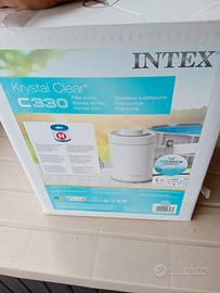 piscina con pompa intex