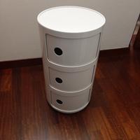 2 comodini Kartell 4965-6-7 designer Anna Castelli