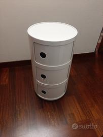 2 comodini Kartell 4965-6-7 designer Anna Castelli