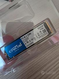 Hard disk 500 GB nvme M2 crucial