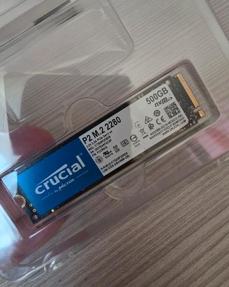 Hard disk 500 GB nvme M2 crucial