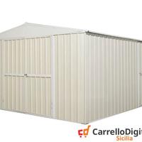 Box prefabbricato in acciaio 360x430cm avorio