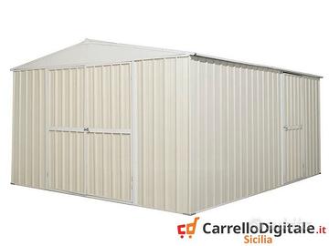 Box prefabbricato in acciaio 360x430cm avorio