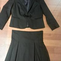 Completo giacca e gonna nero Blunauta