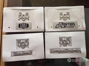 Loghi Scritte Originali 500 Abarth 595 695