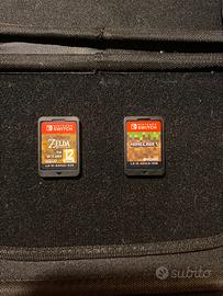 Cartucce fisiche Switch1 Zelda BOTW e Minecraft
