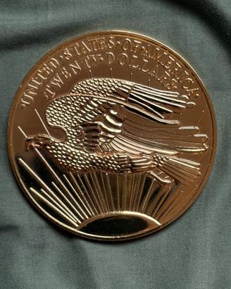 Big coin twenty dollars United States of America