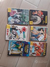 6 fumetti erotici anni 70 in lingua francese 