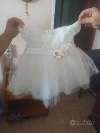 vestito bianco battesimo 