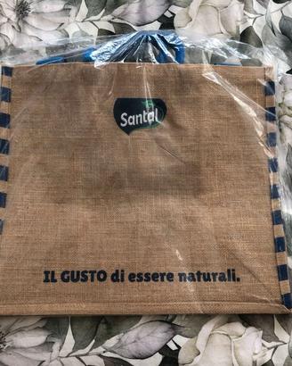 Borsa in juta originale "Santal" Nuova