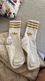 Calzini Adidas originals  oro glitter -nuovi
