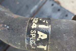 scarico centrale Abarth originale giat 124 coupe'