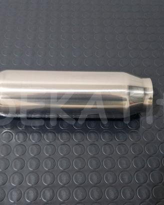 MINI SILENZIATORE AUTO ACCIAIO INOX  Ø 61 - 300 MM