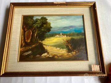 Quadro Olio su tela Pio Santini