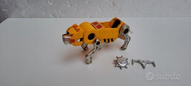 Voltron Leone Giallo Vintage 1984 con Accessori