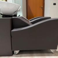 Lavatesta lavelli con poltrona arredo parrucchiere