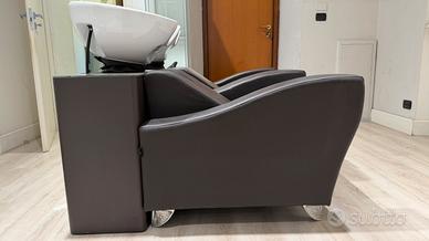 Lavatesta lavelli con poltrona arredo parrucchiere