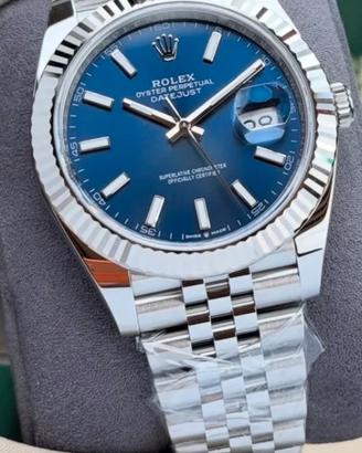 Orologio datejust 41 mm 126334 blu jubilee
