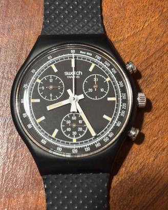 Swatch Chrono Nuovo NOS Black Friday SCB100 1990