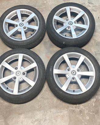 Cerchi in lega 15” Smart ForTwo + gomme invernali