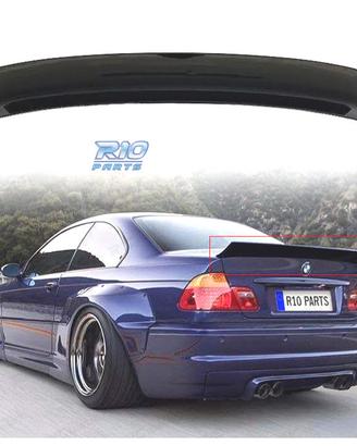 SPOILER BMW E46 COUPE 98-05 NERO LUCIDO DUCK TAIL