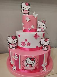torta scenografica hello kitty 