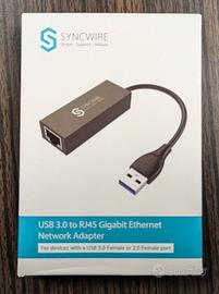 USB 3.0 to RJ45 Gigabit Ethernet Network Adapter