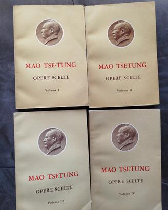 opere di  Mao Tse-tung 4 volumi 