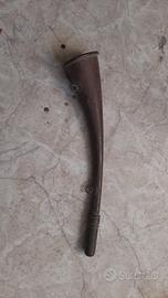 corno antico
ottone o rame per richiamo montagna 