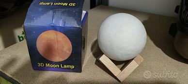 Luna 3D luminosa nuova