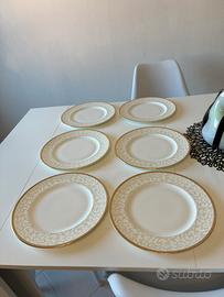 Sei piatti piani Celestial Gold Wedgwood