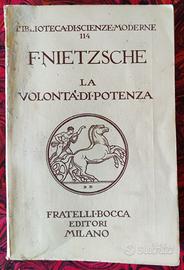 NIETZSCHE-LA VOLONTA' DI POTENZA-1937