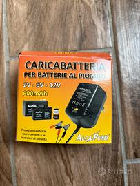 Caricatore per batterie al piombo 2V 6V 12V 600mAh