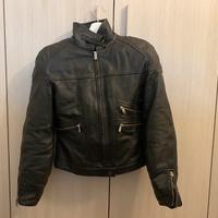 Giacca moto donna in pelle Clover
