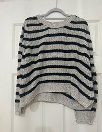 Maglione a righe