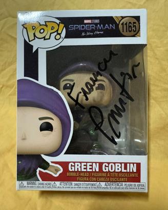 Funko pop Spiderman Green Goblin autografato