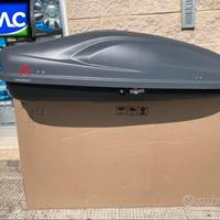 Baule box da tetto all-time grigio perla scuro