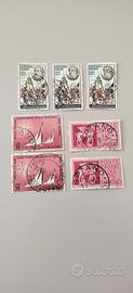 lotto 7 francobolli vintage 