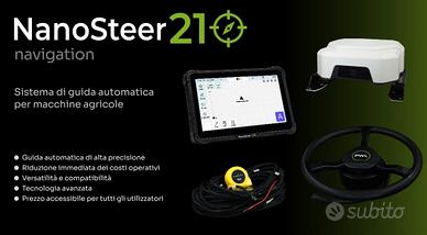 Guida automatica gps RTK - trattore PWL NanoSteer